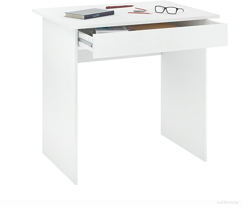 Стол Кортекс-мебель Эльф 80-1ш (белый)