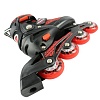 Роликовые коньки Cosmoride Skater (р. 31-34, черный/красный)