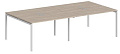Стол Norden 280x143.8x75 SG.255.OL.44.WH (белый/дуб светлый)