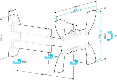 Кронштейн Holder LCDS-5066