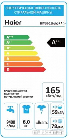 Стиральная машина Haier HW60-12636AS