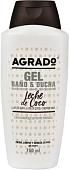 Косметика по уходу за телом Agrado Гель для душа Bath & Shower Gel Coconut Milk 750 мл