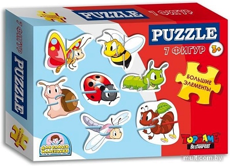 Мозаика/пазл Topgame Букашки 01267 (14 эл.)