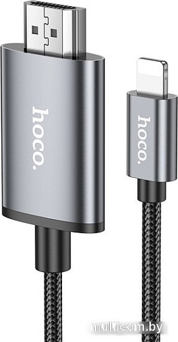 Hoco UA27 Lightning - HDMI (2 м, черный)
