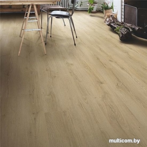 Ламинированный пол Quick-Step Classic Дуб бежевый рустикальный CLH4084