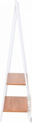 Вешалка для одежды AksHome Capella (белый/коричневый)