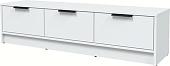 Тумба Интерлиния ТВ Концепт КТ-ТВ3-35 (белый платинум/белый платинум)