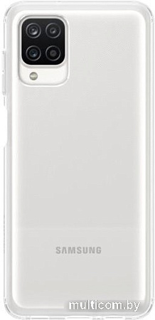 Чехол Samsung Silicone Cover для Galaxy A12 (белый)