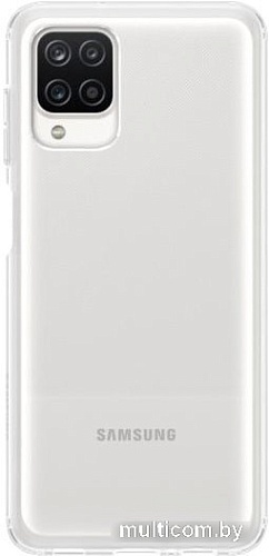 Чехол Samsung Silicone Cover для Galaxy A12 (белый)