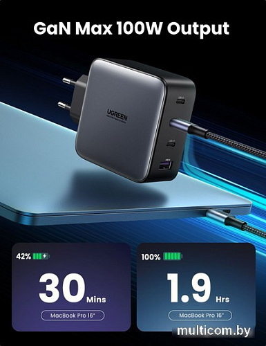 Сетевое зарядное Ugreen CD226 90575