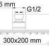 Верхний душ Wasserkraft A069