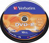 DVD+R диск Verbatim 4.7Gb 16x Verbatim DL 43523 (10 шт.)
