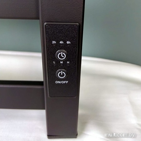 Полотенцесушитель Teymi Modern П(3+4+3) 40x100 (с таймером, черный матовый)