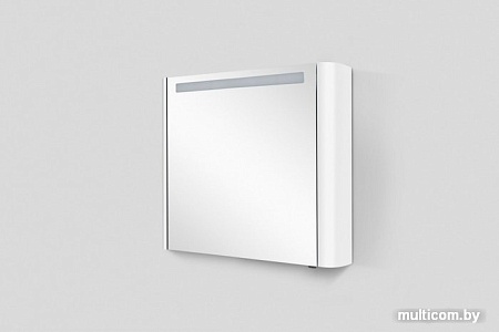 AM.PM Шкаф с зеркалом Sensation 80 M30MCR0801WG (правый, белый глянец)