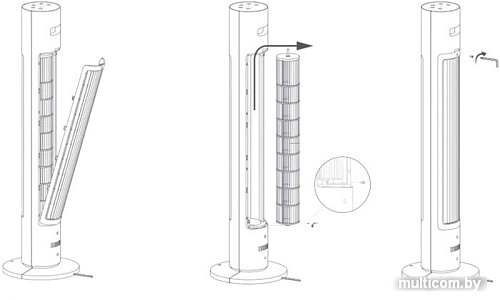 Вентилятор Xiaomi Mijia DC Inverter Tower Fan BPTS01DM