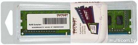 Оперативная память Patriot Signature 8GB DDR3 PC3-12800 (PSD38G16002)