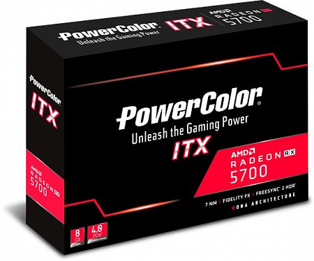 Видеокарта PowerColor Radeon RX 5700 ITX 8GB GDDR6 AXRX 5700 ITX 8GBD6-2DH