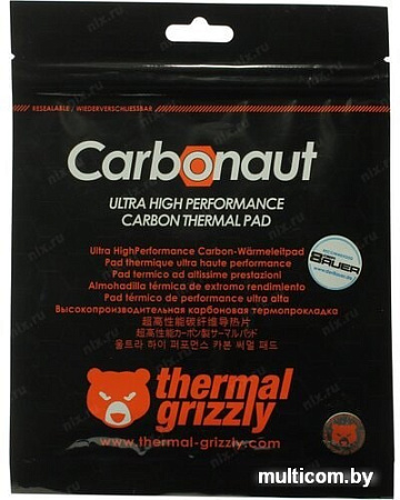 Термопрокладка Thermal Grizzly Carbonaut 25x25x0.2 мм TG-CA-25-25-02-R