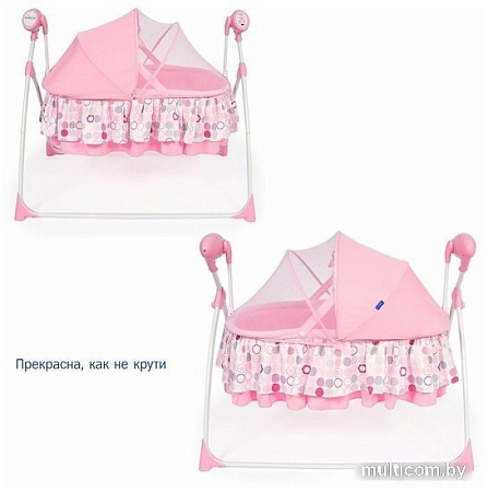Люлька Simplicity Auto 3020 (pink circles)