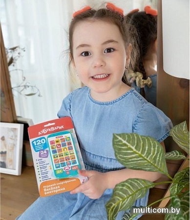 Развивающая игрушка Азбукварик Смартфончик Веселая викторина 3182