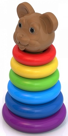 Пирамидка Нордпласт Медведь 421