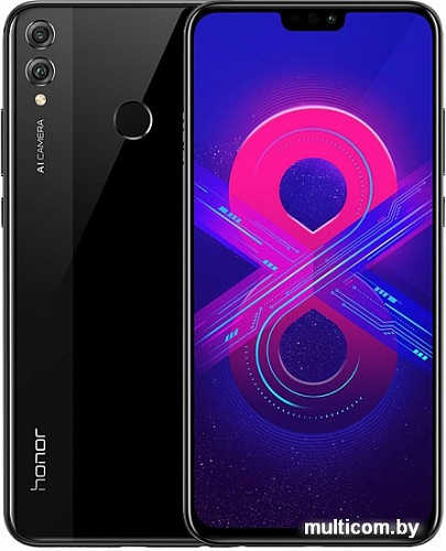 Смартфон Honor 8X 4GB/128GB JSN-L21 (черный)