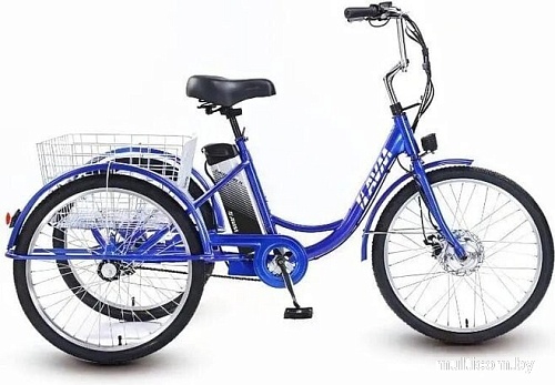Электровелосипед AVM E-Alfa Trike 24 (синий)