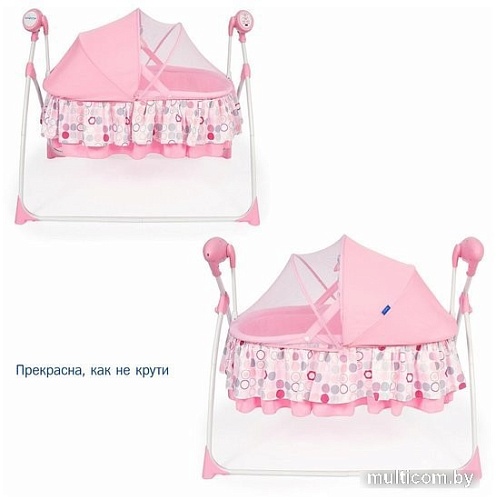 Люлька Simplicity Auto 3020 (pink circles)