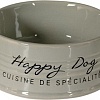 Миска Duvo Plus Happy Dog 520 мл (серый)