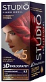 Крем-краска для волос Studio Professional 3D Holography 6.5 Рубиново-красный