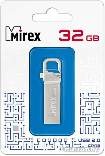 USB Flash Mirex Crab 32GB (серебристый)