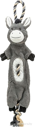 Игрушка для собак Trixie Ослик на веревке 36099