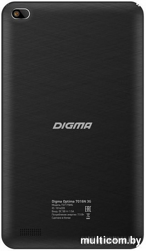 Планшет Digma Optima 7016N TS7175MG 16GB 3G (черный)