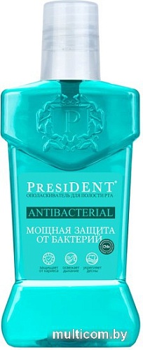 Ополаскиватель для полости рта PresiDent Antibacterial Мощная защита 250 мл