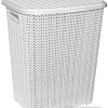 Корзина ВиолетПласт Вязь 40 л 204006 (белый)