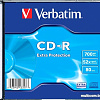 CD-R диск Verbatim 700Mb DL Extra Protection 52x Slim 43347 (1 шт.)