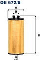 Масляный фильтр Filtron OE672/6