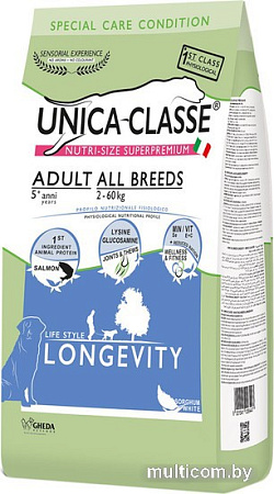 Сухой корм для собак Unica Classe Special Care Condition Adult All Breeds Longevity Salmon 3 кг