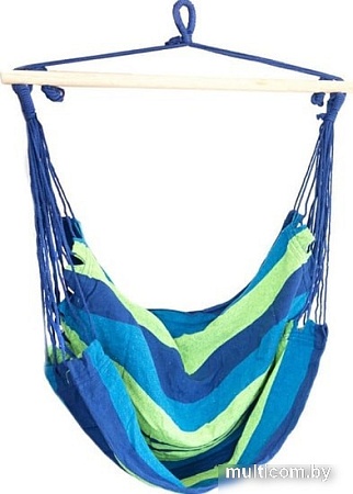 Кресло-гамак Sipl 100x90 см (синий/зеленый)