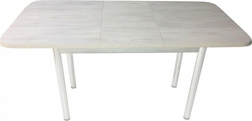 Обеденный стол Solt СТД-10 (северное дерево светлое/ноги круглые белые)