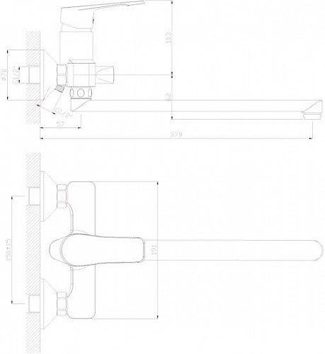 Смеситель Decoroom DR39043