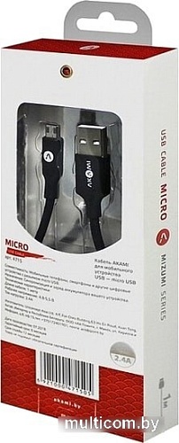 Кабель Akami Mizumi microUSB