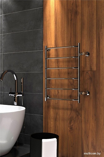 Полотенцесушитель Indigo Roof 80x50 LRSW80-50-б/п-50 (с боковым подключением)