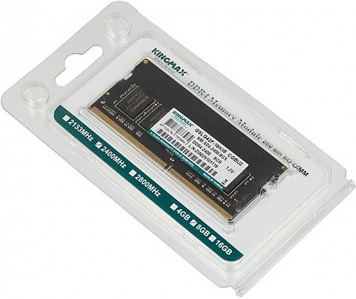 Оперативная память Kingmax 8GB DDR4 SO-DIMM PC4-19200 KM-SD4-2400-8GS