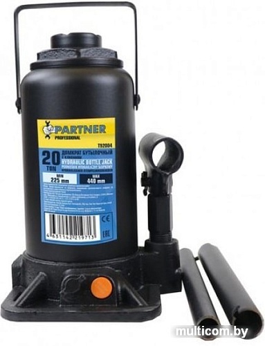 Бутылочный домкрат Partner PA-T92004 20т