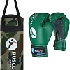 Набор для бокса детский Rusco Sport 4oz (хаки)