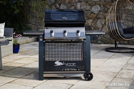 Газовый гриль для дачи Sahara S375 3B BBQ Smokey Teal (дымчатый)