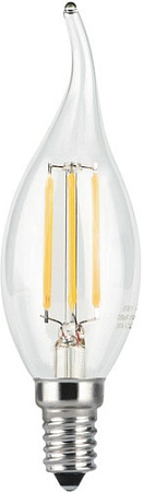 Светодиодная лампочка Gauss LED Filament Candle tailed E14 7Вт 2700К 104801107 (10 шт)