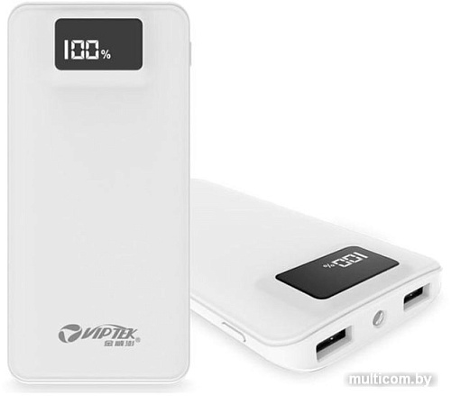 Портативное зарядное устройство VipTek A12 20000mAh (белый)