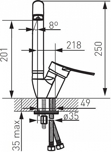 Смеситель Ferro Deco BDC4A